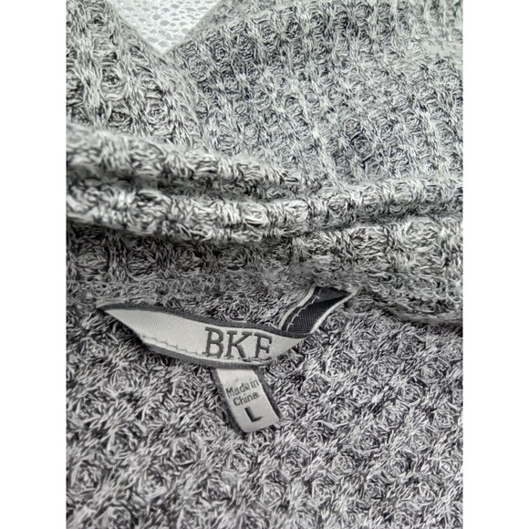 BKE Women Large Gray Sweater Open Back - Picture 7 of 8